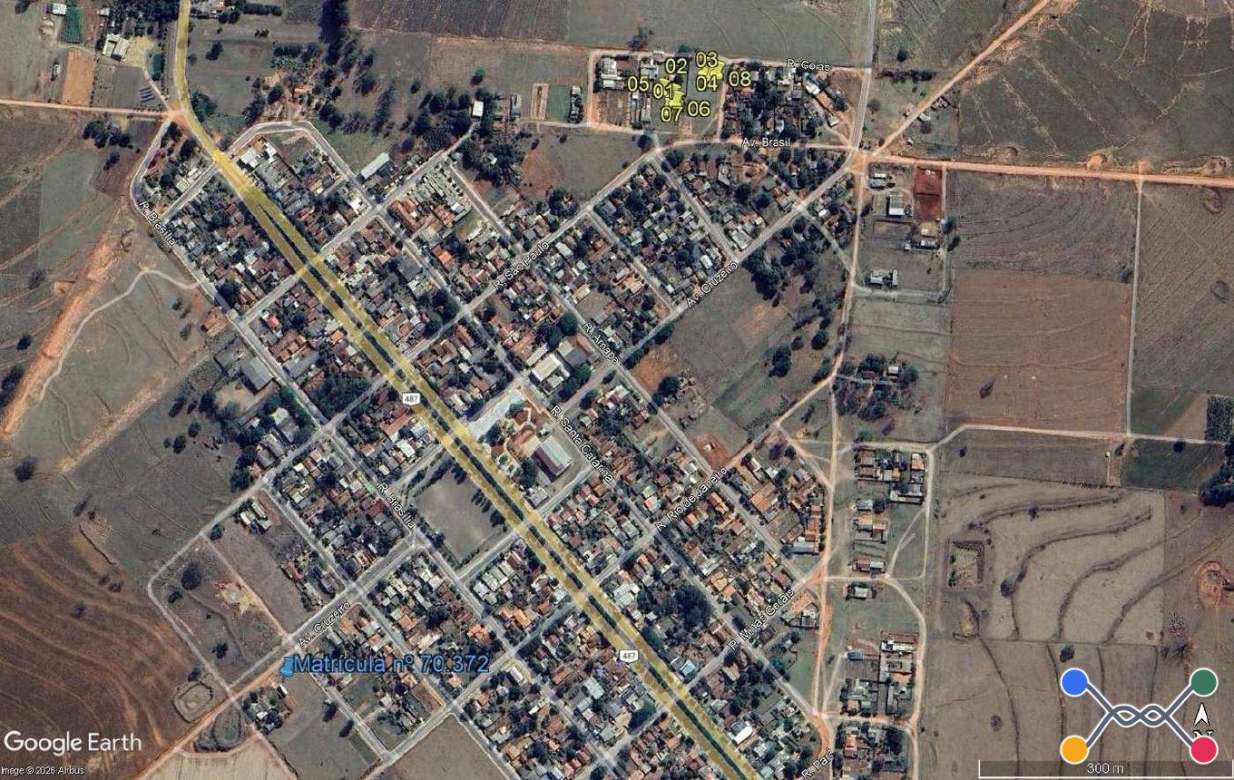 Lote nº 03, da Quadra nº 35, situada no Distrito de Serra dos Dourados, Município de Umuarama-PR, com área de 432,00m²