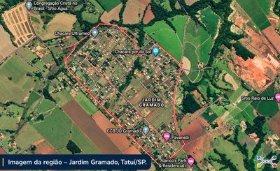 TERRENO COM BENFEITORIA, JARDIM GRAMADOS, TATUÍ/SP, ÁREA DE 1.000,00 m²
