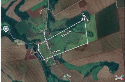 Parte ideal correspondente a 290.000,00m² do IMÓVEL - PARTE DOS LOTES RURAIS NºS 49 e 50, com a área total de 302.500m². Medianeira/PR