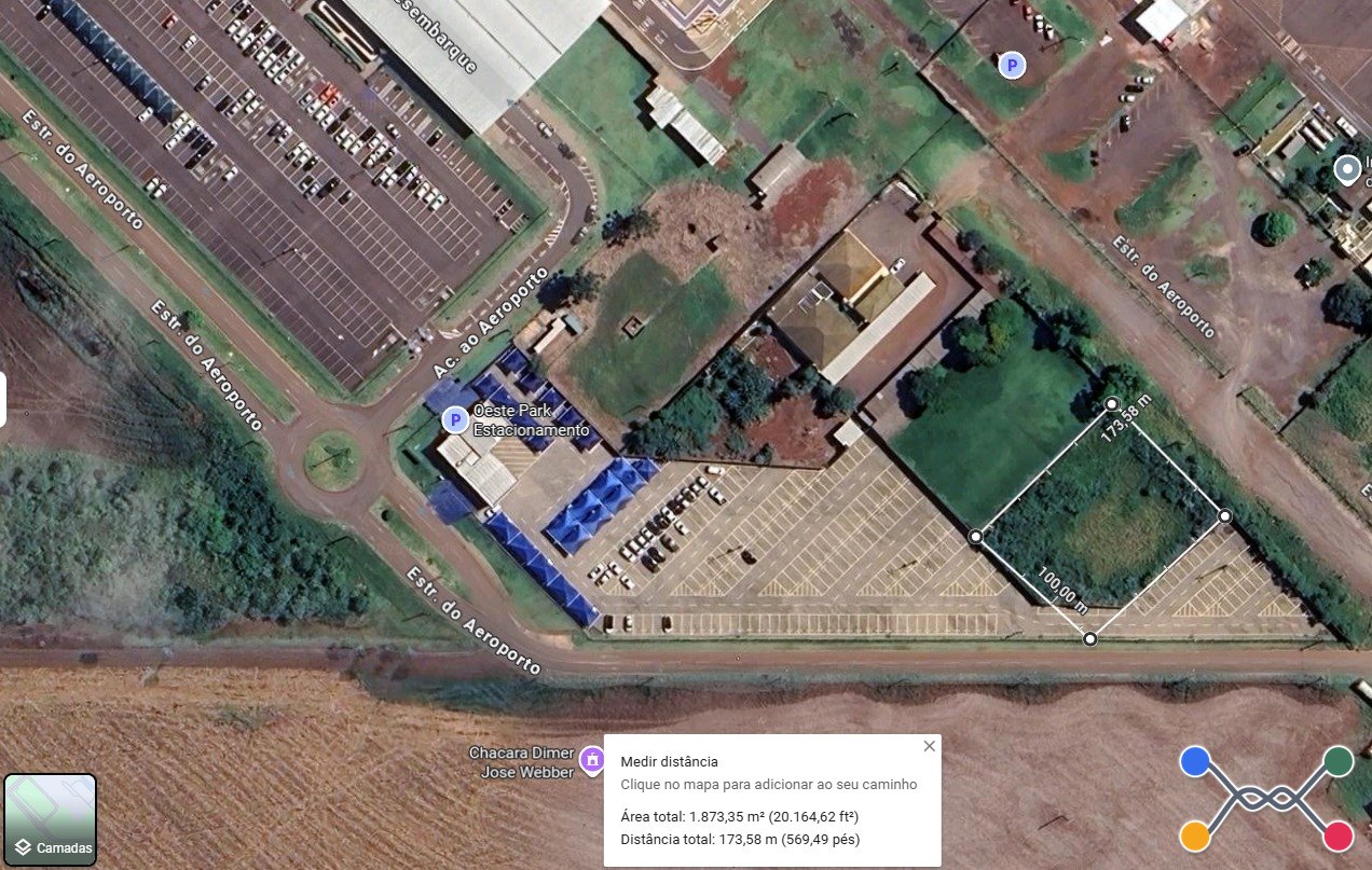 TERRRENO COM 1.873 M2 - AEROPORTO CASCAVEL PARANA - JAC Leilões