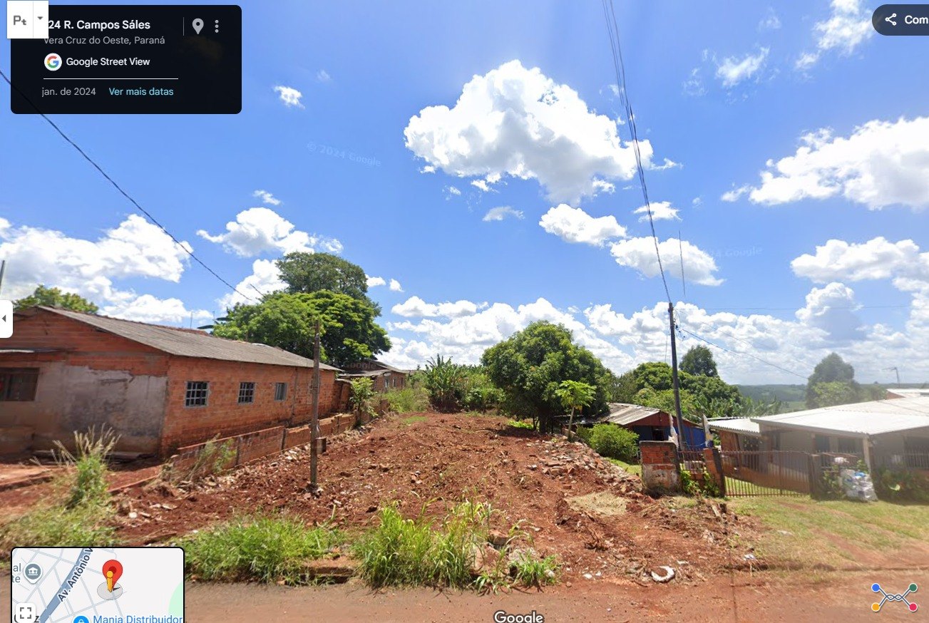 TERRENO COM 442 M2 EM VERA CRUZ OESTE PR (BAIRRO JARDIM AMÉRICA- RUA CAMPOS SALLES, 224 ) - JAC Leilões
