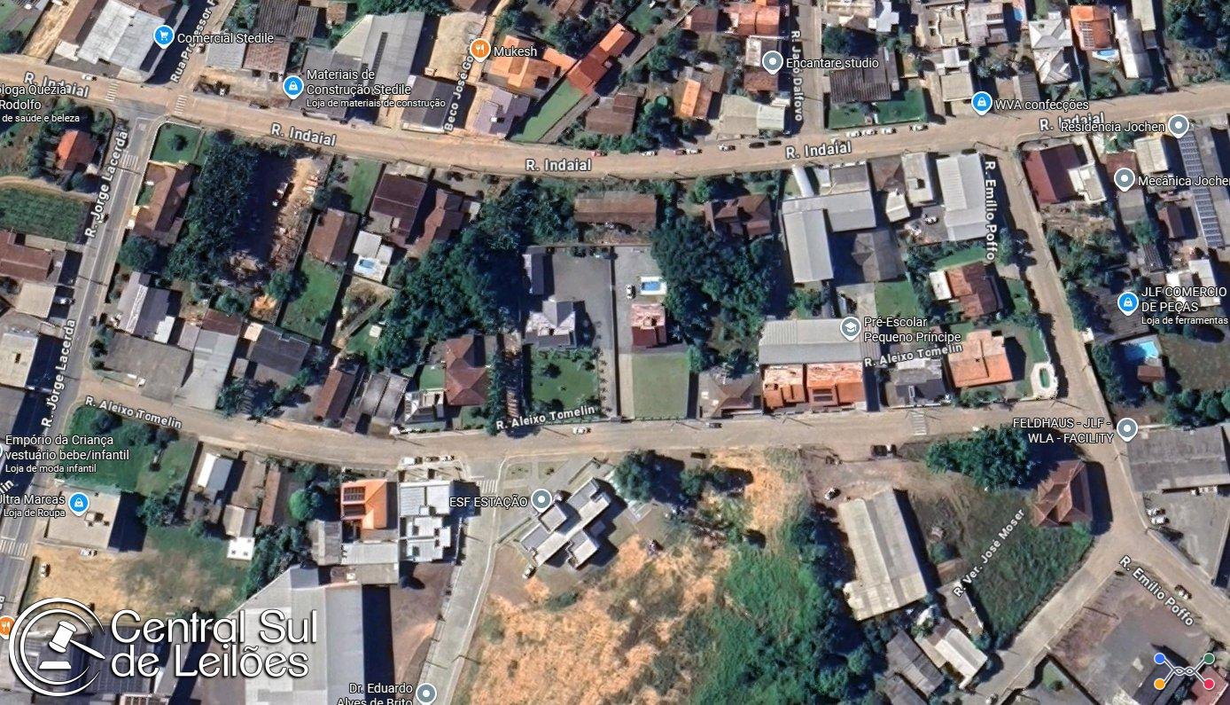 Fração de 16,66% sobre Imóvel com área de 976,40m², Bairro Estação, em Ascurra/SC