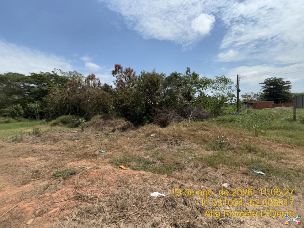 Lote 16: terreno com 360,00 m² - centro alta floresta d'oeste ro