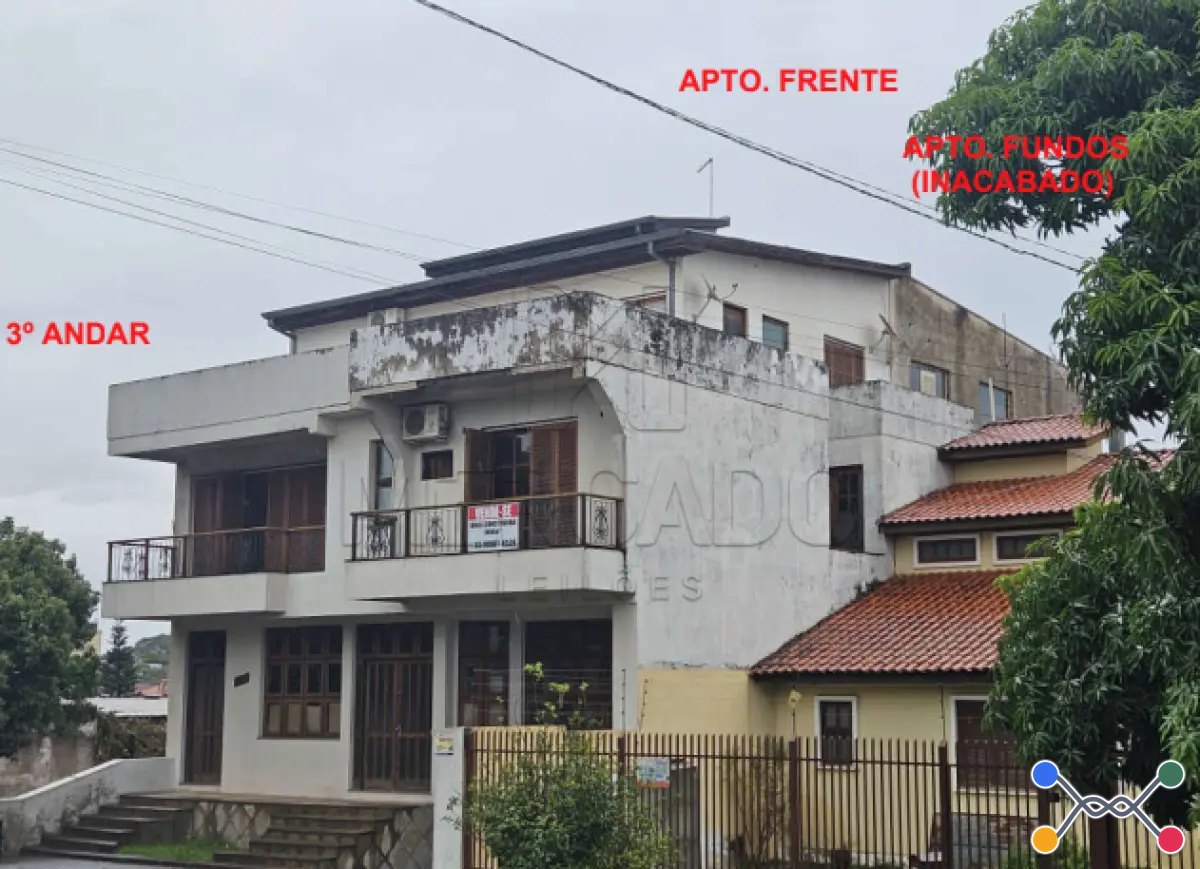 O APARTAMENTO FRONTAL DO 3º ANDAR DO IMÓVEL LOCALIZADO NA RUA INDEPENDÊNCIA...