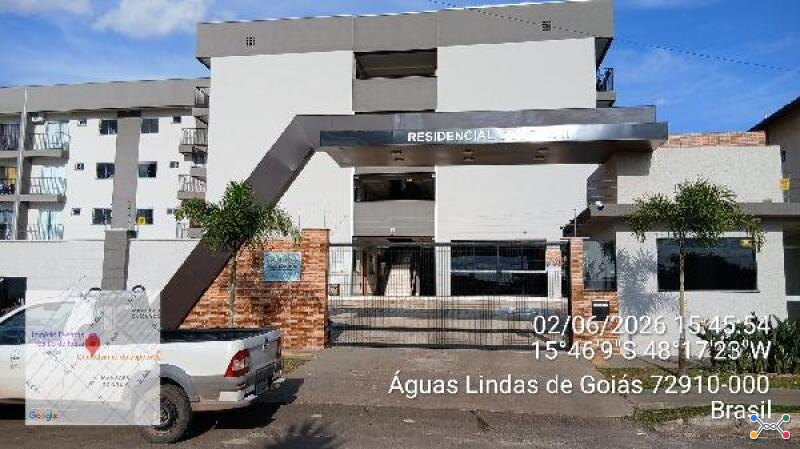 Apartamento — ed cond res golden park ii — aguas lindas de goias/go