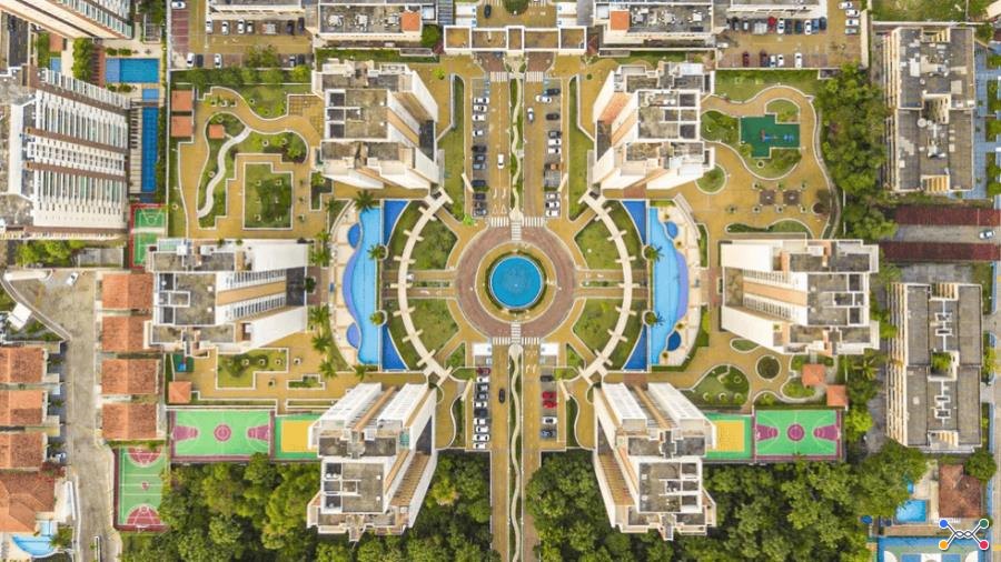 Apartamento | Área de 106,08m² | Condomínio MUNDI RESORT RESIDENCIAL | 1 Cozinha | 1 Lavanderia | 1 Lavabo | Sala de Estar | 2 Dormitórios | 1 Suíte Master | 2 Vagas de Garagem | Avenida Ephigênio Salles, nº 2.300 | Bairro Aleixo | Manaus/AM