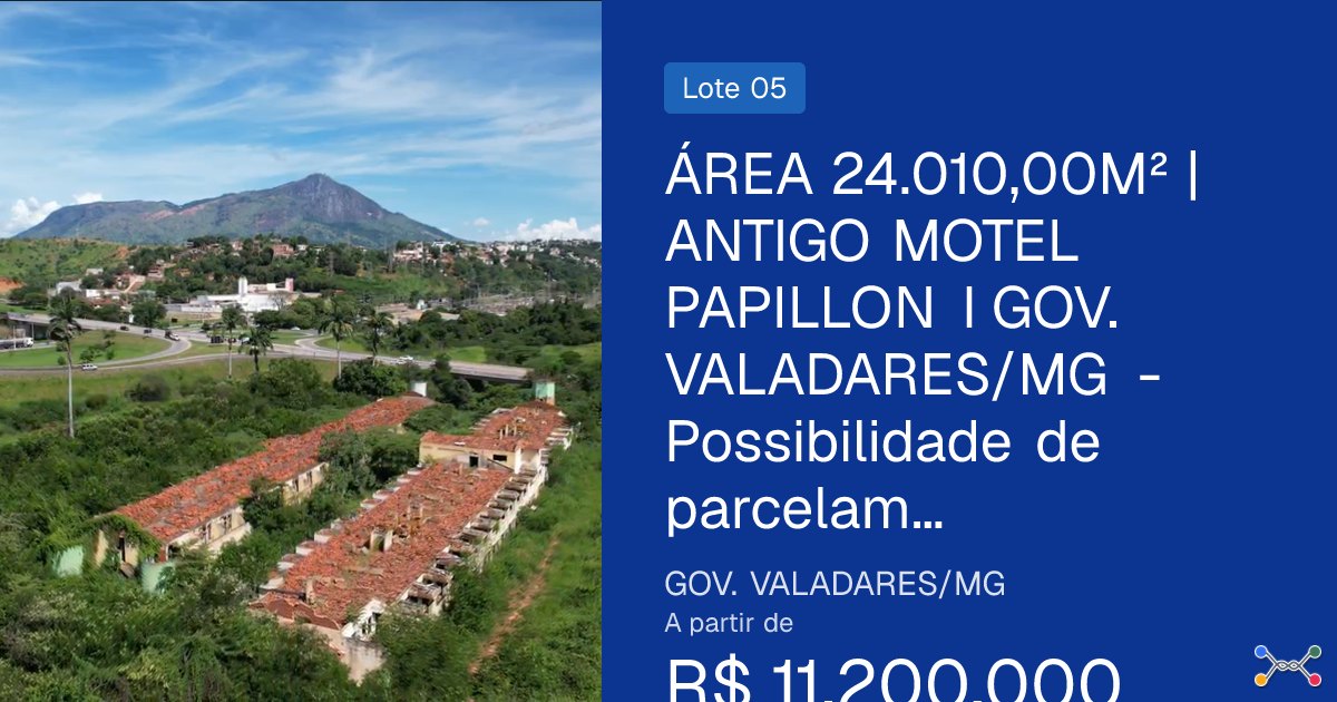 GRANDE LEILÃO UNIFICADO DO TJMG - ( 25-11 e 10-12 )