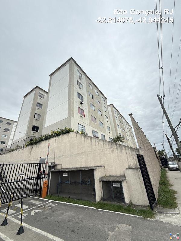 Imóvel com bom aproveitamento — Apartamento no Monjolos, Sao Goncalo - RJ, Apto 103, 2 quartos, 48,74m²