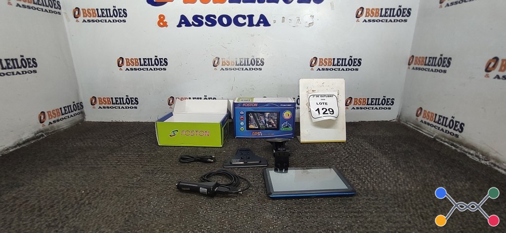 02 GPS MARCA FOSTON. (NO ESTADO) ATENÇÃO! FAZER A VISITAÇÃO ANTES DE ARREMATAR, NÃO SABEMOS SE FUNCIONA, LEILÃO NÃO TEM GARANTIA E NEM DEVOLUÇÃO, SUJEITO A POSSÍVEIS AVARIAS VISÍVEIS/OCULTAS E/OU AUSÊNCIA DE COMPONENTES.