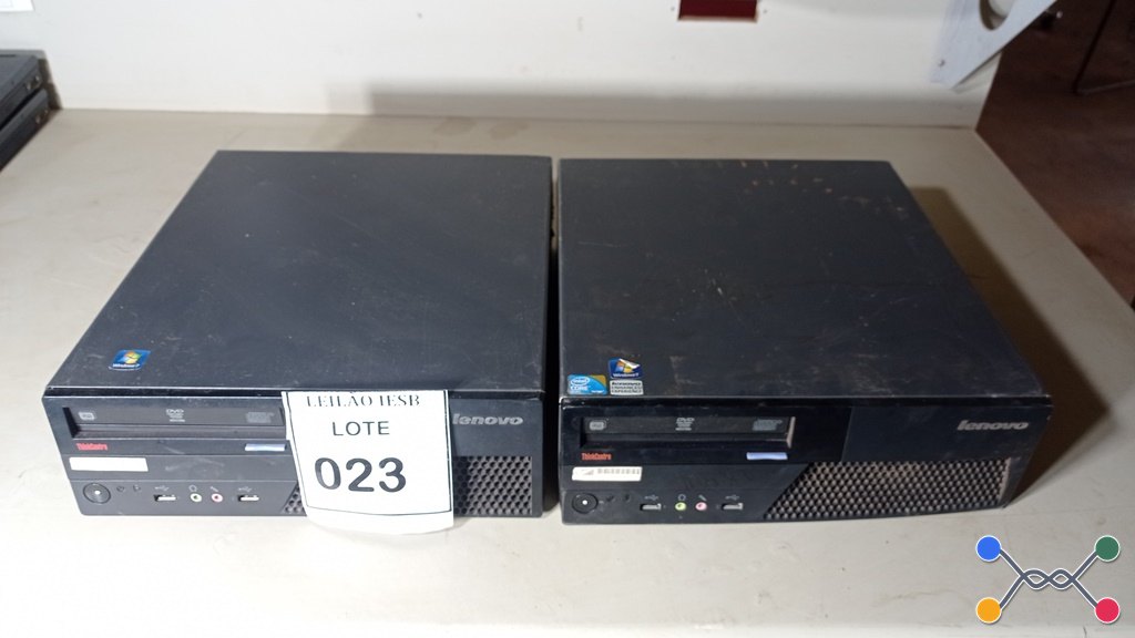 02 CPUS LENOVO. (NO ESTADO) ATENÇÃO! FAZER A VISITAÇÃO ANTES DE ARREMATAR, NÃO SABEMOS SE FUNCIONA, LEILÃO NÃO TEM GARANTIA E NEM DEVOLUÇÃO, SUJEITO A POSSÍVEIS AVARIAS VISÍVEIS/OCULTAS E/OU AUSÊNCIA DE COMPONENTES.