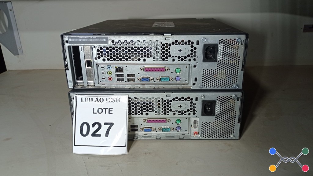 02 CPUS LENOVO. (NO ESTADO) ATENÇÃO! FAZER A VISITAÇÃO ANTES DE ARREMATAR, NÃO SABEMOS SE FUNCIONA, LEILÃO NÃO TEM GARANTIA E NEM DEVOLUÇÃO, SUJEITO A POSSÍVEIS AVARIAS VISÍVEIS/OCULTAS E/OU AUSÊNCIA DE COMPONENTES.