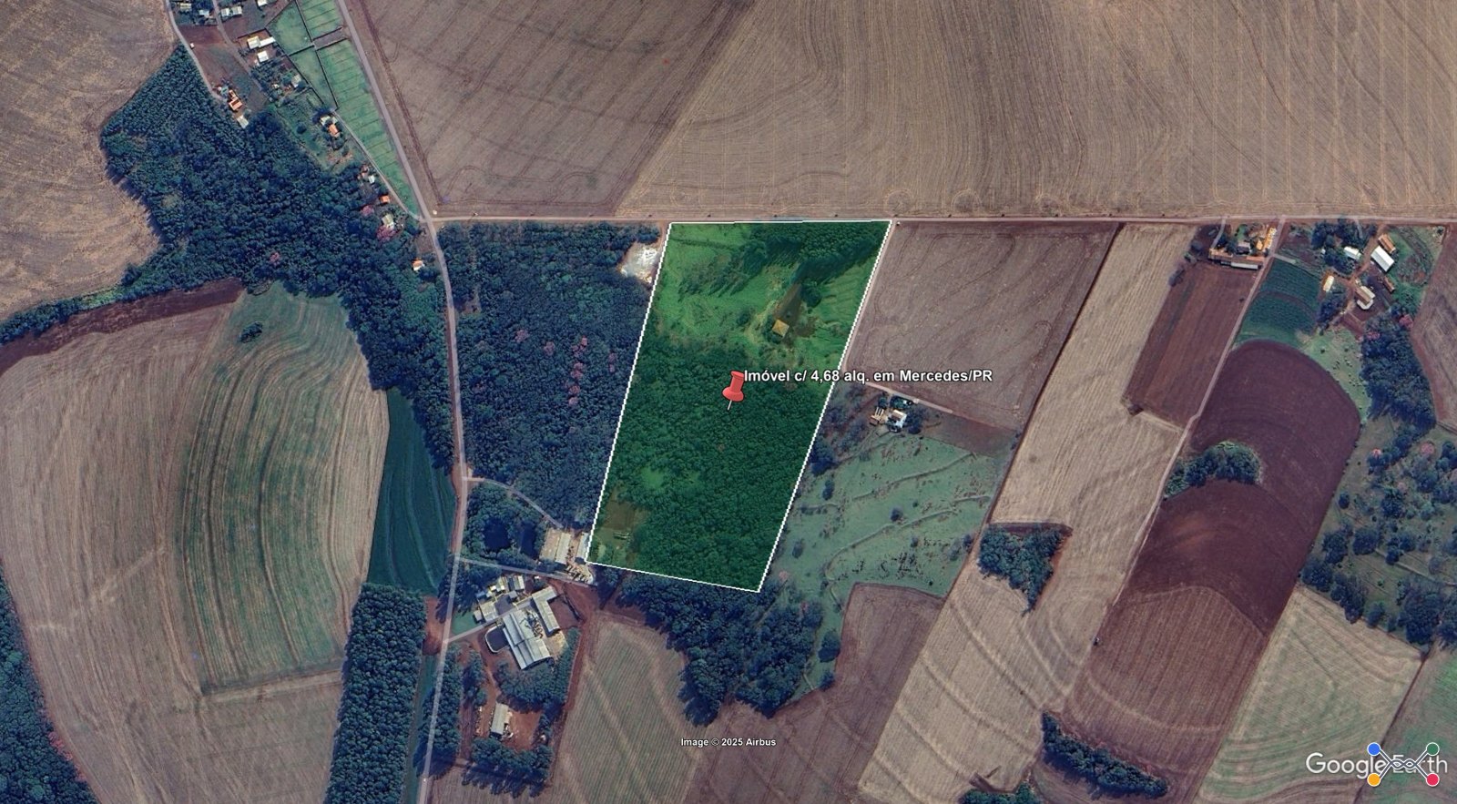 Lote 1.1 - imóvel c/ 4,68 alq. em mercedes/pr