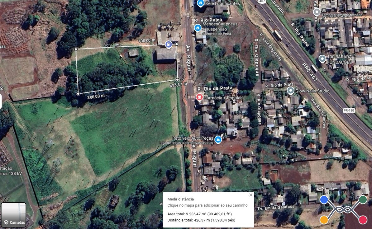 TERRENO COM 9.196 M2 - AVENIDA PIQUIRI - CASCAVEL PR ( PROXIMO AO S. ALMAYE...