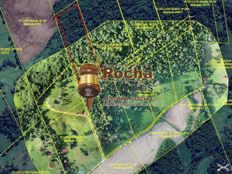 LOTE ÚNICO Lance inicial: R$ 173.700,00 Medianeira - PR Leilão ID 6200 LOTE 1 IMÓVEL RURAL Modalidad