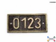 Imóvel Geral - Fabricação de dígitos e placa p/Apartamento-Nova Friburgo/RJ - Nova Friburgo/RJ