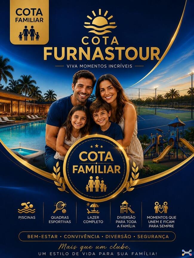 COTA "PASSAPORTE AZUL FAMILIAR" | FURNASTUR | FORMIGA/MG
