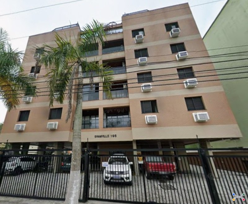 Leilão judicial – direitos sob. apto. de 173,90 m², ed. granville - jardim três marias, guarujá/sp