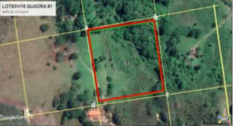 Leilão extrajudicial sicoob - 1 terreno | área de 10.000m² | lote urbano 1/16 | quadra 81 | setor 03 | costa marquês/ro