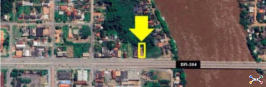 Leilão extrajudicial sicoob - 1 terreno | área de 675m² | avenida transcontinental | casa preta | ji-paraná/ro