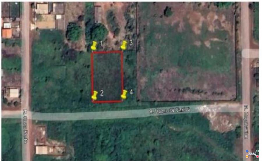 Leilão extrajudicial sicoob - 1 terreno | área de 1.200m² | rua duque de caxias | lote 100-m | quadra 5 | setor 5 | bairro industria | rolim de moura/ro