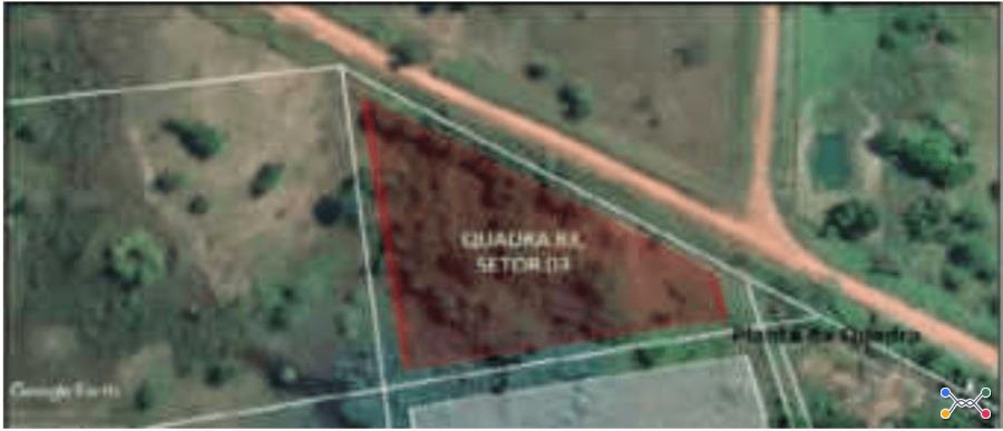 Leilão extrajudicial sicoob - 1 terreno | área de 5.544m² | lote urbano 1/09 | quadra 83 | setor 03 | costa marquês/ro