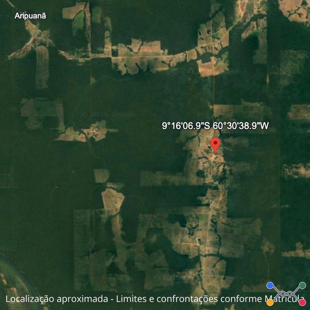 Imóvel Rural com 3.136,7472 ha localizados em Colniza/MT - (LOTE 17)