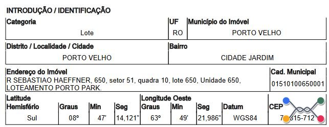 Porto velho - cidade jardim