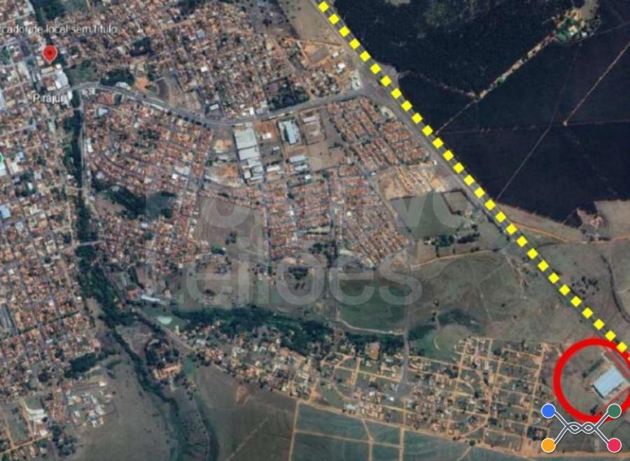 Gleba urbana a.t. de 91.085,79m² - pirajuí/sp