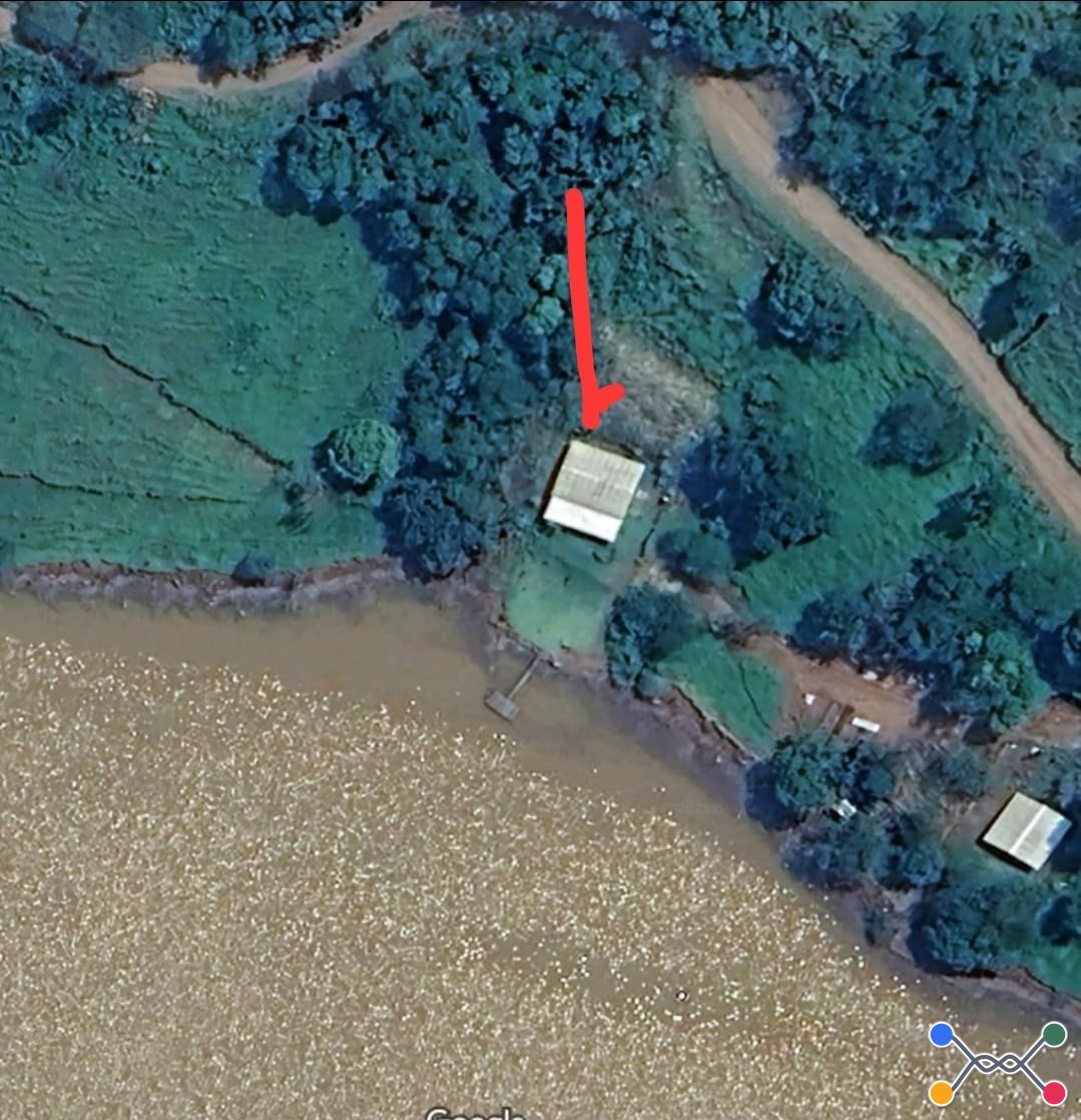 Terreno rural com 1.050 m2 no alagado de boa vista aparecida pr (frente para o alagado)
