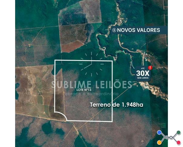 4 áreas em vilhena - ro - b) lote nª 13 | terreno de 1.948ha