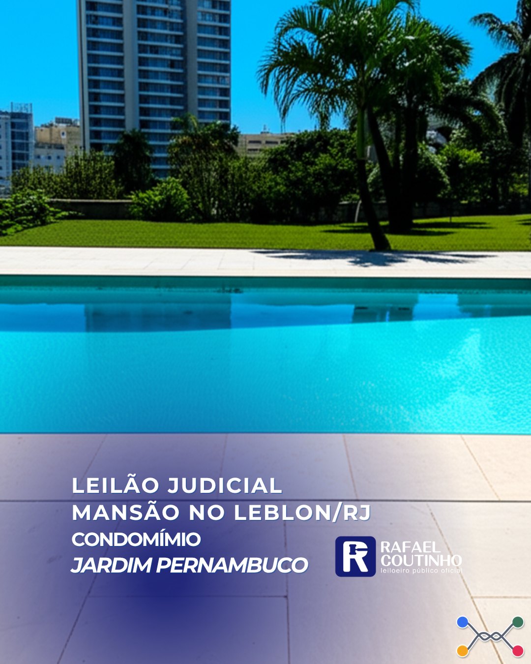 Mansão no jardim pernambuco - condomínio mais luxuoso do leblon/rj - terreno e respectivas construções. pague em até 60 vezes.
