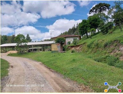 Terreno rural com área de 21,99 hectares - com benfeitorias - Localizado no Município de Bocaiúva do Sul/PR.