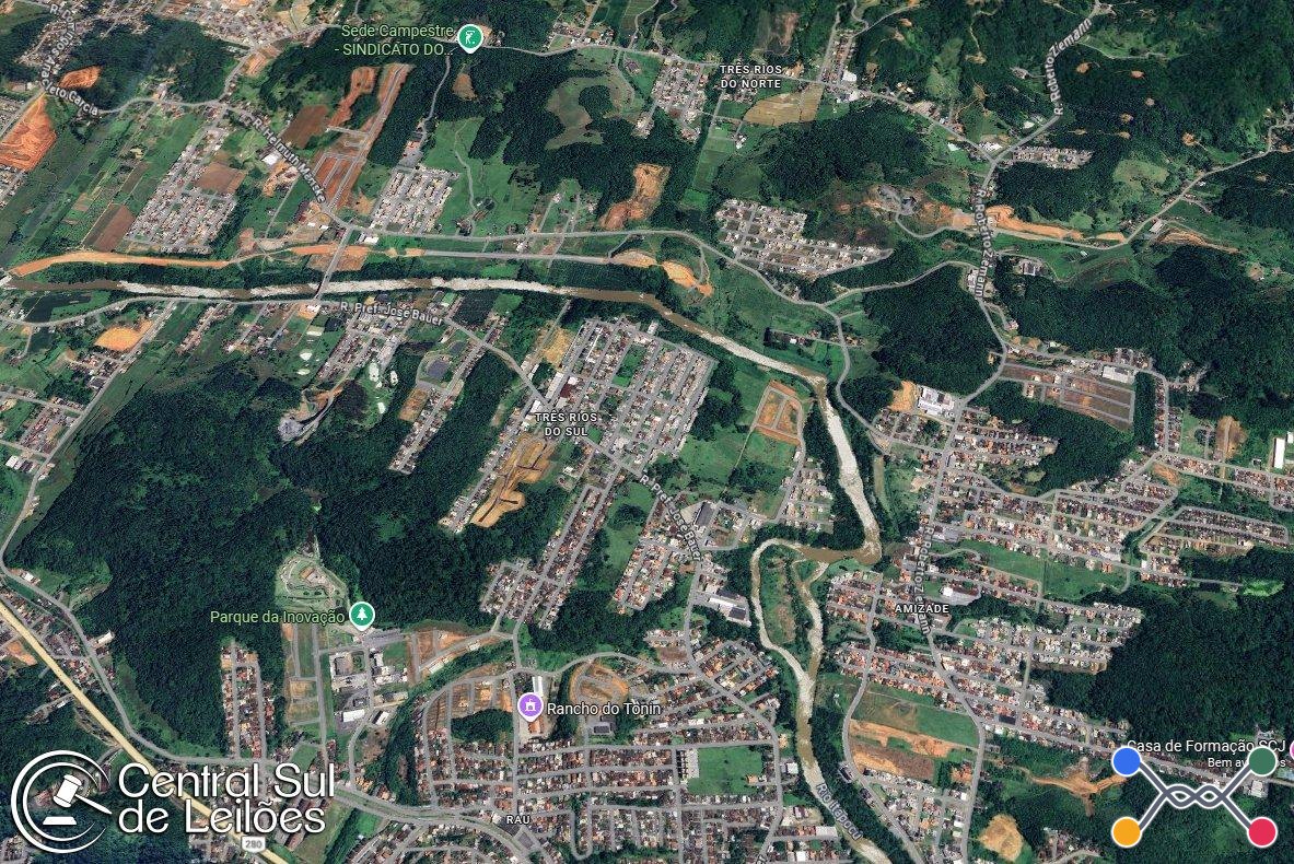 Terreno com área de 20.010,00m², na localidade de três Rios do Sul, em Jaraguá do Sul/SC