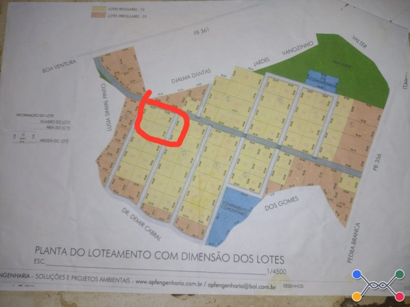 Lote, Industrial, Loteamento Industrial Divaldo Dantas