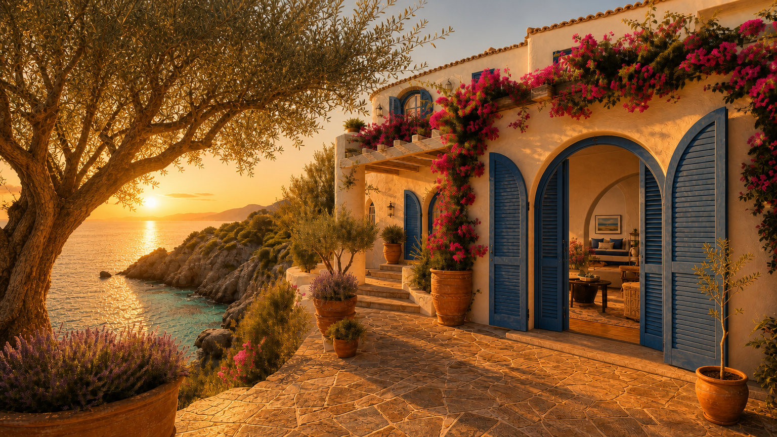 Villa à beira-mar na aurora